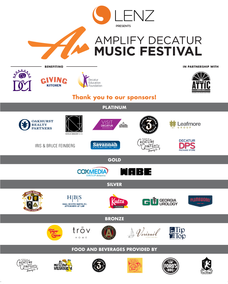 List of Amplify Decatur Music Festival sponsors