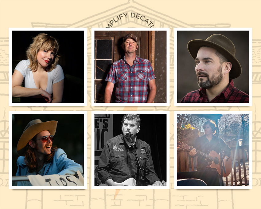 Multiple guests for the Amplify Decatur Music Festival